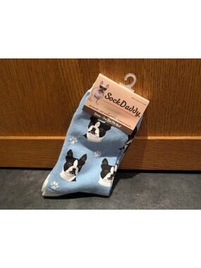 NWT Sock Daddy Dog Socks Women's Unisex One size Blue